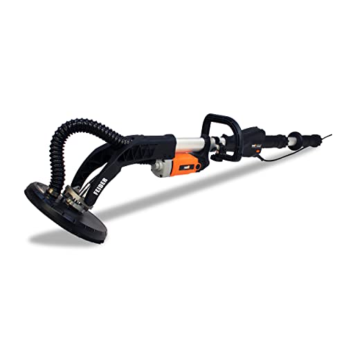 FEIDER FPG710–SH 710W Giraffenschleifer - Trockenbauschleifer Elektro - 6 Stufen, 1000–2100 Tr/min, Teleskopgriff 110–180cm, Saugschlauch 1m, Transporttasche - 6 Schleifscheiben, Black/Orange FEIDER FPG710–SH 710W Giraffenschleifer - Trockenbauschleifer Elektro - 6 Stufen, 1000–2100 Tr/min, Teleskopgriff 110–180cm, Saugschlauch 1m, Transporttasche - 6 Schleifscheiben, Black/Orange von Feider