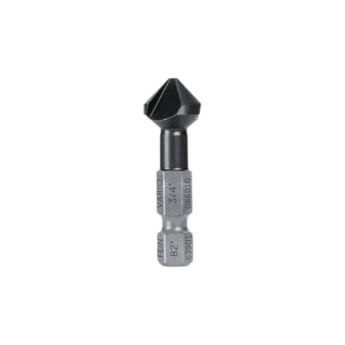 Fein Vario HSS Tapper 82° Kegelsenker mit TiAIN-Beschichtung - für unlegierte und legierte Stähle - 64 HRC, 3/4 Zoll Durchmesser, Vario-Bit-Schaftaufnahme - 63901086010 Fein Vario HSS Tapper 82° Kegelsenker mit TiAIN-Beschichtung - für unlegierte und legierte Stähle - 64 HRC, 3/4 Zoll Durchmesser, Vario-Bit-Schaftaufnahme - 63901086010 von Fein