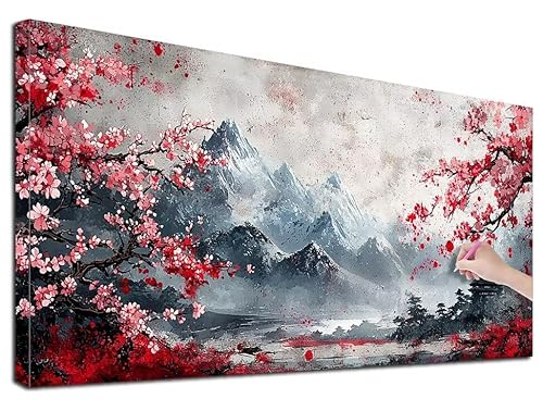 Diamond Painting Japan, 40x90 cm Diamond Painting Erwachsene Groß XXL, 5D Diamant Painting Bilder Landschaft für Erwachsene Anfänger, Weihnachtsdeko Mosaikherstellung Bastelset für Wanddeko, K-25 Diamond Painting Japan, 40x90 cm Diamond Painting Erwachsene Groß XXL, 5D Diamant Painting Bilder Landschaft für Erwachsene Anfänger, Weihnachtsdeko Mosaikherstellung Bastelset für Wanddeko, K-25 von Feionnug