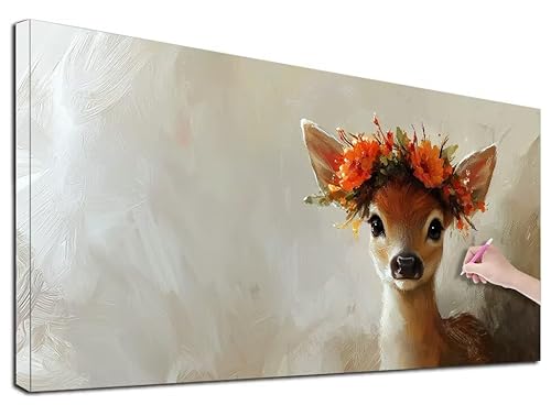 Diamond Painting Reh, 50x110 cm Diamond Painting Erwachsene Groß XXL, 5D Diamant Painting Bilder Tiere für Erwachsene Anfänger, Weihnachtsdeko Mosaikherstellung Bastelset, Zimmer Deko, Geschenke, G-15 Diamond Painting Reh, 50x110 cm Diamond Painting Erwachsene Groß XXL, 5D Diamant Painting Bilder Tiere für Erwachsene Anfänger, Weihnachtsdeko Mosaikherstellung Bastelset, Zimmer Deko, Geschenke, G-15 von Feionnug