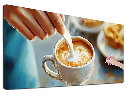 Diamond Painting XXL 40x90 cm Diamond Painting Kaffee für Erwachsene, DIY Eckige Vollbohrer Tasse Diamond-Painting Set, Mosaikherstellung Bastelset Erwachsene, Diamant Kunst Malerei für Wanddeko, G-44 Diamond Painting XXL 40x90 cm Diamond Painting Kaffee für Erwachsene, DIY Eckige Vollbohrer Tasse Diamond-Painting Set, Mosaikherstellung Bastelset Erwachsene, Diamant Kunst Malerei für Wanddeko, G-44 von Feionnug