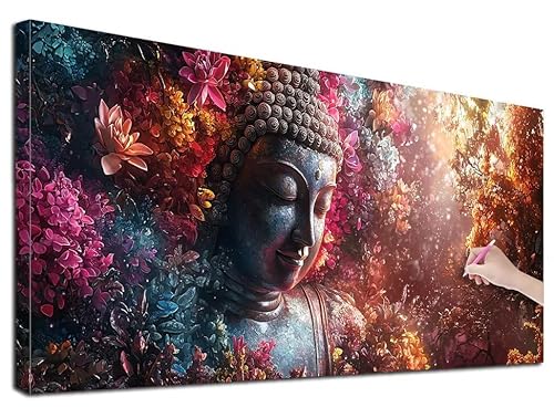 Diamond Painting Zen, 40x90 cm Diamond Painting Erwachsene Groß XXL, 5D Diamant Painting Bilder Koralle für Erwachsene Anfänger, Weihnachtsdeko Mosaikherstellung Bastelset, Wanddeko, Geschenke, H-03 Diamond Painting Zen, 40x90 cm Diamond Painting Erwachsene Groß XXL, 5D Diamant Painting Bilder Koralle für Erwachsene Anfänger, Weihnachtsdeko Mosaikherstellung Bastelset, Wanddeko, Geschenke, H-03 von Feionnug
