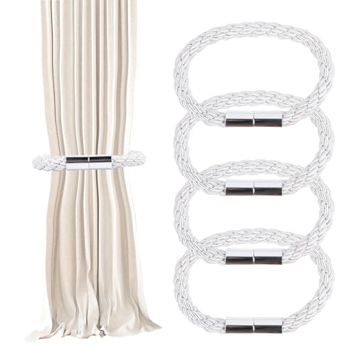 Feirdhoo Vorhang Raffhalter 4 Stück Vorhanghalter Magnetisch Gardinen Raffhalter Magnet orhang Raffhalter Schnallen Holdbacks Halter Haken Clip für Zuhause Schlafzimmer Büro Dekorativer Vorhang Feirdhoo Vorhang Raffhalter 4 Stück Vorhanghalter Magnetisch Gardinen Raffhalter Magnet orhang Raffhalter Schnallen Holdbacks Halter Haken Clip für Zuhause Schlafzimmer Büro Dekorativer Vorhang von Feirdhoo