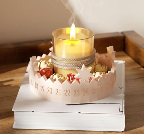 Silikonform Weihnachten,24 Stück Stern Anhänger Silikonform,Countdown zum Advent Dekorationen,Glücksstern-Kerzenhalter Gießform mit Zahlen für DIY Gips Kerzen Weihnachtsdekorationen Silikonform Weihnachten,24 Stück Stern Anhänger Silikonform,Countdown zum Advent Dekorationen,Glücksstern-Kerzenhalter Gießform mit Zahlen für DIY Gips Kerzen Weihnachtsdekorationen von Feirdhoo