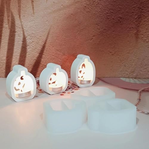 Silikonformen Gießformen Kürbis, 3 Stück Silikonform Kürbis Kerzenhalter, Silikonformen Gießformen Herbst Gipsformen zum Gießen für Halloween DIY Herbst Thanksgiving Erntedankfest Geschenk Silikonformen Gießformen Kürbis, 3 Stück Silikonform Kürbis Kerzenhalter, Silikonformen Gießformen Herbst Gipsformen zum Gießen für Halloween DIY Herbst Thanksgiving Erntedankfest Geschenk von Feirdhoo
