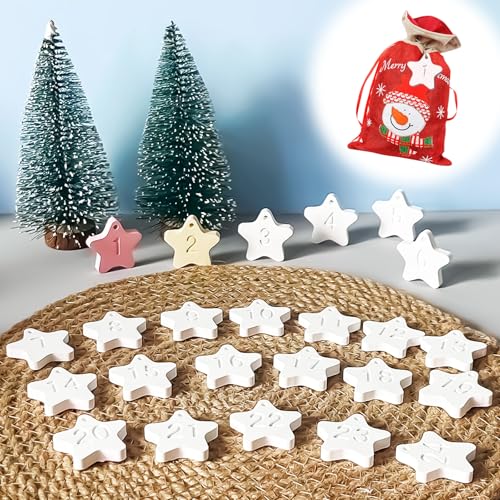 Weihnachten Silikonformen Stern, 24 Stück Stern Anhänger Silikonform,Countdown zum Advent Dekorationen,Glücksstern-Kerzenhalter Gießform mit Zahlen für DIY Gips Kerzen Weihnachtsdekorationen Weihnachten Silikonformen Stern, 24 Stück Stern Anhänger Silikonform,Countdown zum Advent Dekorationen,Glücksstern-Kerzenhalter Gießform mit Zahlen für DIY Gips Kerzen Weihnachtsdekorationen von Feirdhoo