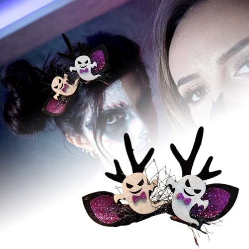 Feizikaw Hochzeit Party ZubehöR Halloween-Party, süße dekorative Kopfbedeckung, Haarspange, ein Paar kann kombiniert werden (B, One Size) von Feizikaw