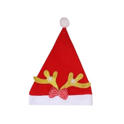 Feizikaw Hochzeit Party Zubehör Christmas Decoration For Adults Golden Khaki Headwear Accessory Hat (Yellow, One Size) von Feizikaw