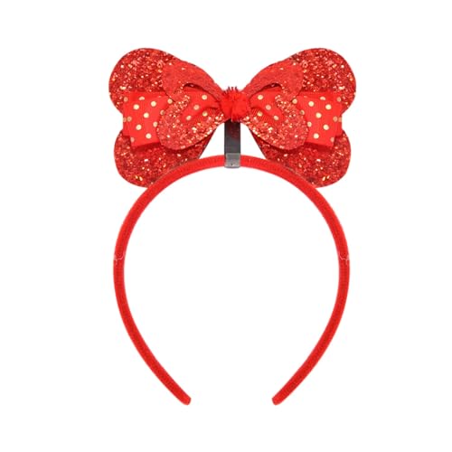 Feizikaw Party Zubehör Herz-Haarband zum Valentinstag | Hochzeits- und Eventdekoration | Foto-Requisite | Glänzendes Stirnband (I, 25X20CM) von Feizikaw
