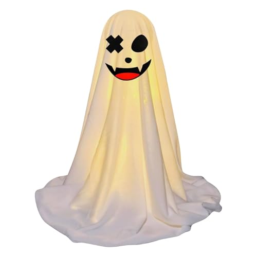 Halloween Deko Vogelkäfig Halloween Dekorationen Desktop Ornament Für Home Party Bar Shop Gruselige Schwimmende Gespenst Polyester Tischplatte Display (C, A) von Feizikaw