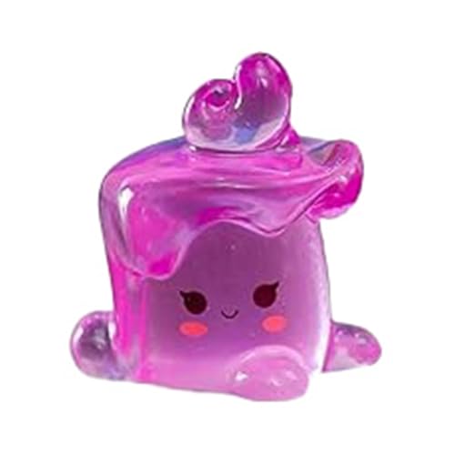 Halloween Deko Vogelkäfig Micro Kreative Nette Bunte Halloween Kerze Baby Desktop Dekorationen (F, 3x3x3.1cm) von Feizikaw