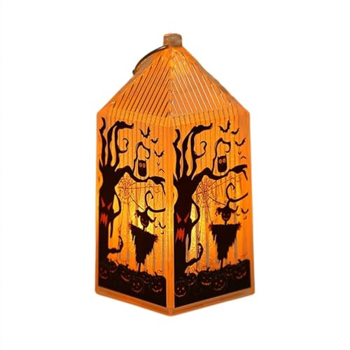 Halloween Frühlingsdeko Halloween Nachtlicht Kinder tragbare Tischdekoration für festliche Stimmung (D, One Size) von Feizikaw
