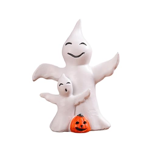 Halloween Holzfiguren Kleine weiße Statue, Halloween-Dekoration für draußen, 9,4 cm hoch, Angst vor Skeletten, Untoten-Festival-Dekoration für draußen, Halloween-Harz-Skulptur, (White, 9.5x5x4xm) Halloween Holzfiguren Kleine weiße Statue, Halloween-Dekoration für draußen, 9,4 cm hoch, Angst vor Skeletten, Untoten-Festival-Dekoration für draußen, Halloween-Harz-Skulptur, (White, 9.5x5x4xm) von Feizikaw