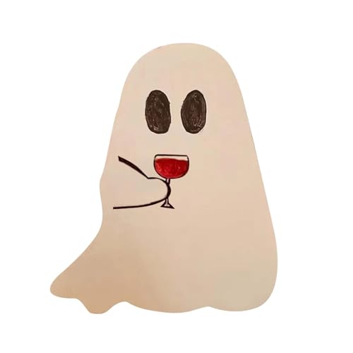 Halloween Küche Deko Verschönern Sie Ihr Zuhause mit Holzhandwerk: Lassen Sie der Party-Dekoration freien Lauf! (B, 15cm) von Feizikaw