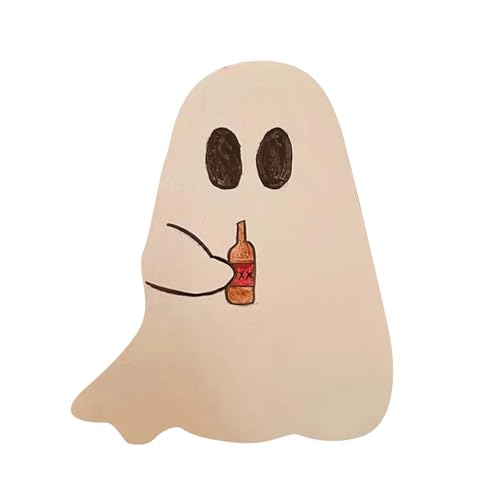 Halloween Küche Deko Verschönern Sie Ihr Zuhause mit Holzhandwerk: Lassen Sie der Party-Dekoration freien Lauf! (D, 15cm) von Feizikaw