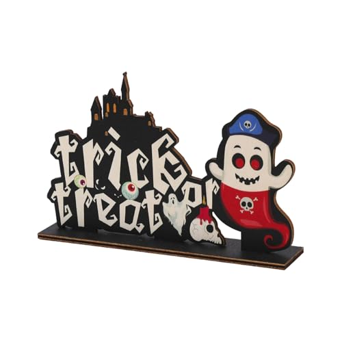 Halloween Küchen Deko Halloween-Dekorationen. Requisiten für Festival- Partyatmosphäre. Hölzernes Tischornament für Halloween. Verleiht Ihren Feiern eine gruselige Note. Ideal für (C, 21X13.5X6cm) Halloween Küchen Deko Halloween-Dekorationen. Requisiten für Festival- Partyatmosphäre. Hölzernes Tischornament für Halloween. Verleiht Ihren Feiern eine gruselige Note. Ideal für (C, 21X13.5X6cm) von Feizikaw