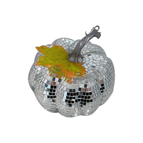 Halloween Küchen Deko Simulation Glas Kürbis DISCO Halloween Festival Party Supplies (Clear, 16X13X13CM) von Feizikaw