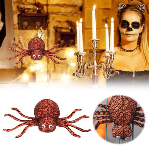 Halloween Tischdeko Sommer Halloween-Stoffsimulationsornamente, Halloween-Partydekorationen, Desktop-Ornamente, exquisites (A, 22x14 cm) von Feizikaw