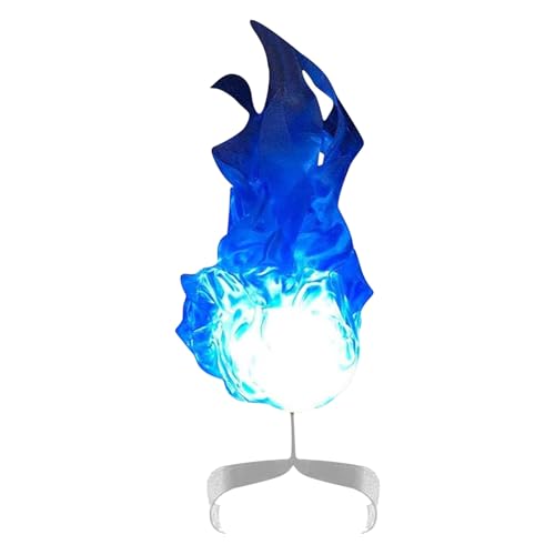 Halloween Tischdekoration​​ Halloween Party Handheld Rolle Spielen Kreative Dekorative Prop Glowing Ausgesetzt (Blue, 10x10x15cm) von Feizikaw