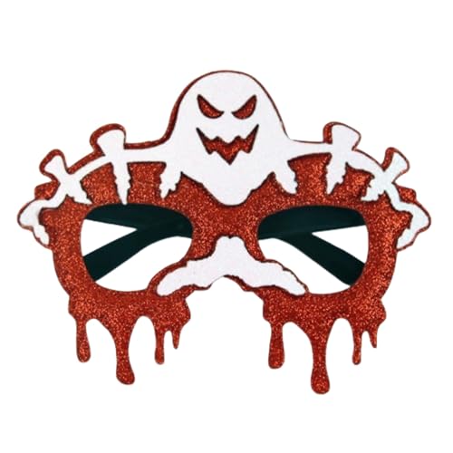 Hochzeit Accessoires Halloween- und Kürbisparty-Dekorationen mit Fledermausbrillen und Rahmen für Feiern (White, 16.7x13.4) von Feizikaw