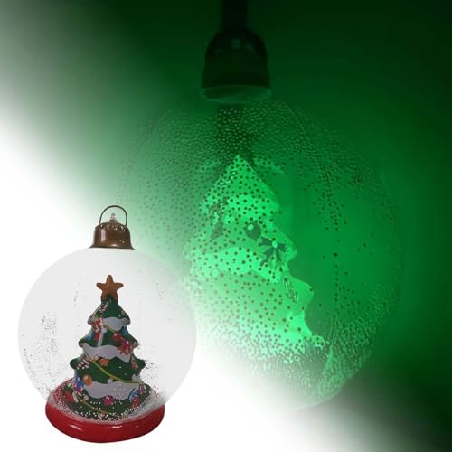Hochzeit Accessoires Outdoor Weihnachten Aufblasbare Dekoriert Ballons 23,6 Zoll Weihnachten Blow Up Ornamente Mit Lichtern (B, One Size) von Feizikaw