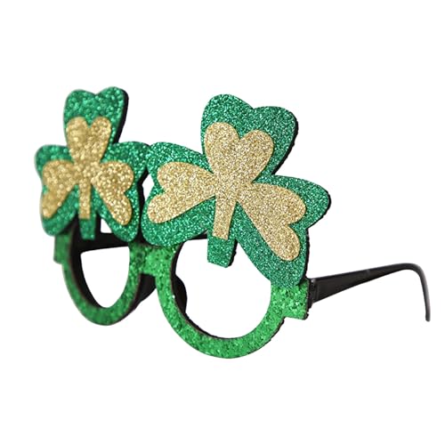 Hochzeit Accessoires Party-Dekoration, Brille, grüner Hut, irisches Festival, Foto-Requisiten (Light Green, 9.5x16.5cm) von Feizikaw