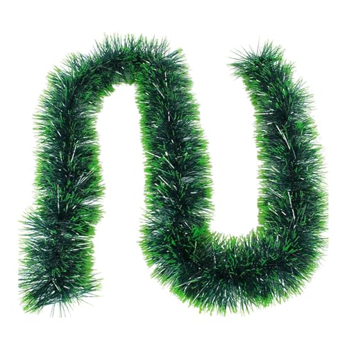 Hochzeit Accessoires Weihnachten Dunkelgrün Weiß Rand Band Dekoration Band Festliche Party Latte (Green, 1.7m) von Feizikaw