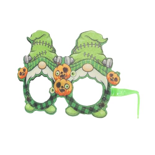 Party Accessoires Feiertage! Festliche Halloween-Brille mit Weihnachtsthema, verrückte Partybrille für saisonale Feierlichkeiten, einzigartiges Kostümzubehör (C, 14X10X2CM) von Feizikaw
