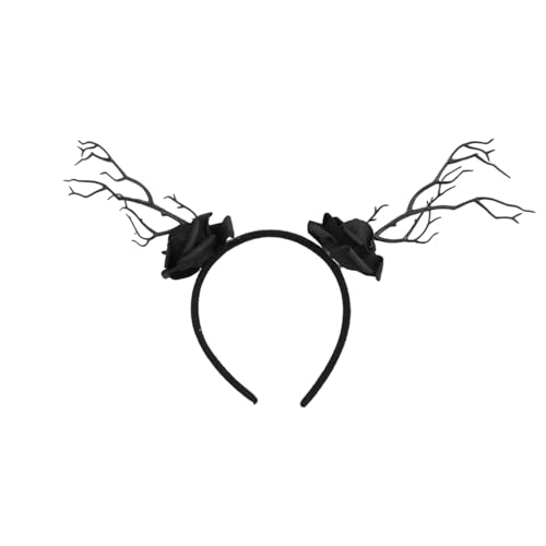 Party Accessoires Halloween Stirnband Party Dekorationen Kunststoff Haar Zubehör Für Frauen Männer Kinder Kostüm Urlaub Feier (B, 36x22x6cm) von Feizikaw