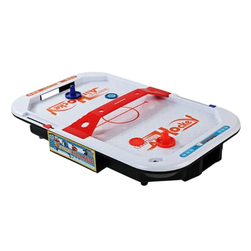 Statue Deko Kindertisch Spieltisch Eistisch Desktop Junge Doppelhandbuch Tisch Spielzeug Eltern-Kind Interaktives Spiel (White, 52x33cm) von Feizikaw
