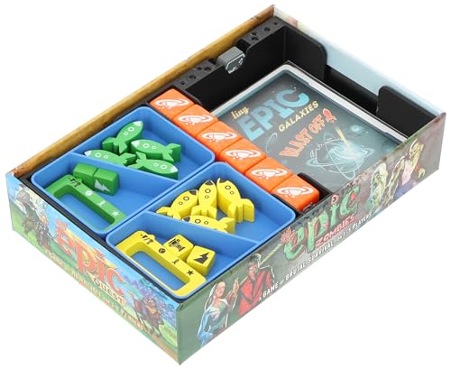 Feldherr Organizer Insert kompatibel mit Tiny Epic Blast Off! - Grundspielbox - Sortierbox mit Spielertrays für Zubehör und einen schnellen Spielaufbau von Feldherr