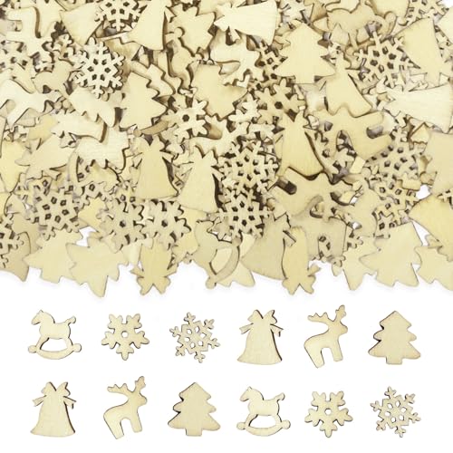 Feliciay 200 Stück Streudeko Weihnachten, Holz Scheiben Weihnachtsdeko Basteln zum Basteln und Dekorieren Weihnachten Hackschnitzel für Tischdeko Weihnachtsfeier Weihnachtsbaumschmuck Feliciay 200 Stück Streudeko Weihnachten, Holz Scheiben Weihnachtsdeko Basteln zum Basteln und Dekorieren Weihnachten Hackschnitzel für Tischdeko Weihnachtsfeier Weihnachtsbaumschmuck von Feliciay
