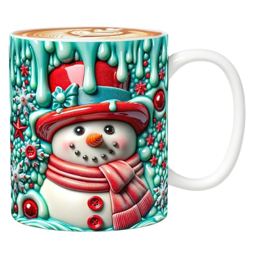 Fellflying Christmas Cups - Keramik Weihnachtskindertassen | 35cl Design Trinkgefäße Für Tee Geburtstag Festliche Küche Mädchen Frauen Fellflying Christmas Cups - Keramik Weihnachtskindertassen | 35cl Design Trinkgefäße Für Tee Geburtstag Festliche Küche Mädchen Frauen von Fellflying