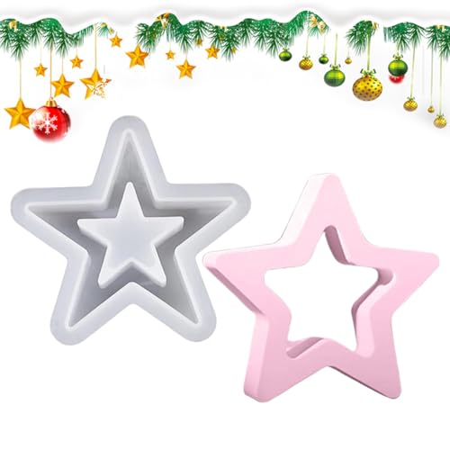 Silikonformen GießFormen Weihnachten, Sterne | Dreidimensional GießFormen Silikon | GießForm Haus | Silikonform Weihnachten | Hohlstern-Gipsgussformen Zum Herstellen Von Sterndekorationen Silikonformen GießFormen Weihnachten, Sterne | Dreidimensional GießFormen Silikon | GießForm Haus | Silikonform Weihnachten | Hohlstern-Gipsgussformen Zum Herstellen Von Sterndekorationen von Fellflying