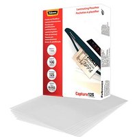 100 Fellowes Capture125 Laminierfolien glänzend für Kleinformat 125 micron 100 Fellowes Capture125 Laminierfolien glänzend für Kleinformat 125 micron von Fellowes