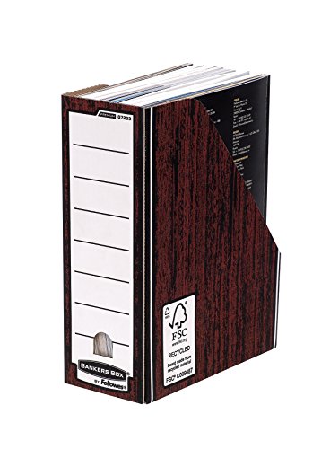 Fellowes 0723301-Premium Mgzne Datei Holzmaserung Stück von Fellowes