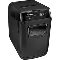 AKTION: Fellowes AutoMax 150C Aktenvernichter mit Partikelschnitt P-4, 4 x 38 mm, bis 150 Blatt, schwarz mit CashBack von Fellowes