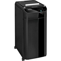 AKTION: Fellowes AutoMax 350C Aktenvernichter mit Partikelschnitt P-4, 4 x 38 mm, bis 300 Blatt, schwarz mit CashBack von Fellowes