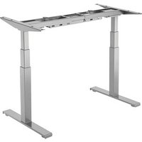 Fellowes Cambio elektrisch höhenverstellbares Schreibtischgestell silber ohne Tischplatte, T-Fuß-Gestell silber 100,0 - 180,0 x 80,0 cm von Fellowes