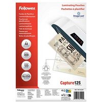 Fellowes Capture125 ImageLast  Laminierfolien glänzend für A4 125 micron, 500 St. von Fellowes