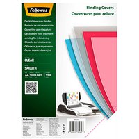 Fellowes Deckfolien für Bindemappen transparent, DIN A4 0,15 mm, 100 St. Fellowes Deckfolien für Bindemappen transparent, DIN A4 0,15 mm, 100 St. von Fellowes