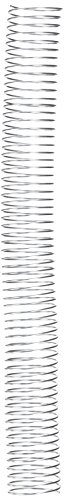 Fellowes ESP026 Spiralbindung, Metall, für Einband, 5:1, (59 Löcher), 26 mm 32 mm silber metallic von Fellowes