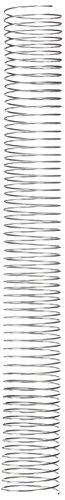 Fellowes ESP036 Spiralbindung, Metall, für Einband, 5:1, (59 Löcher), 36 mm 36 mm silber metallic von Fellowes