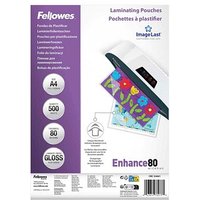Fellowes Enhance80 ImageLast  Laminierfolien glänzend für A4 80 micron, 500 St. von Fellowes