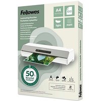 Fellowes Laminierfolien matt für A4 75-80 micron, 100 St. von Fellowes