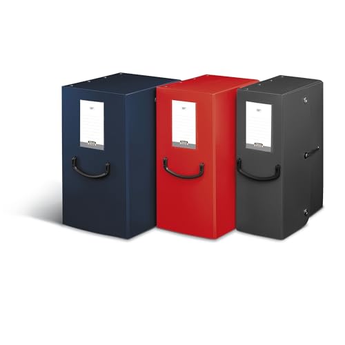 Fellowes Leonardi - 40273 - Portaprogetto Pick Up Box in Trilex 2 mm dorso 16 chiusura 2 bottoni pes Fellowes Leonardi - 40273 - Portaprogetto Pick Up Box in Trilex 2 mm dorso 16 chiusura 2 bottoni pes von Fellowes