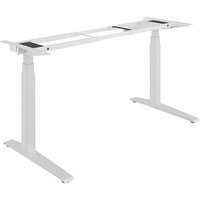Fellowes Levado elektrisch höhenverstellbares Schreibtischgestell weiß ohne Tischplatte, C-Fuß-Gestell weiß 120,0 - 180,0 x 80,0 cm von Fellowes