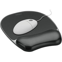 Fellowes Mousepad mit Handgelenkauflage Crystals Gel schwarz Fellowes Mousepad mit Handgelenkauflage Crystals Gel schwarz von Fellowes