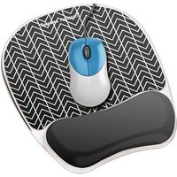 Fellowes Mousepad mit Handgelenkauflage Photo Gel Zick-Zack schwarz, weiß Fellowes Mousepad mit Handgelenkauflage Photo Gel Zick-Zack schwarz, weiß von Fellowes