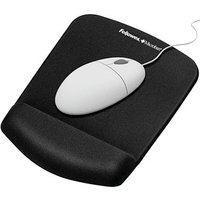 Fellowes Mousepad mit Handgelenkauflage PlushTouch schwarz von Fellowes